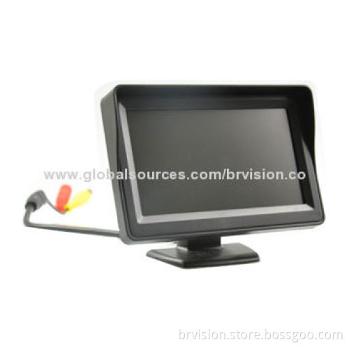Easy-installation Car Reversing Aid System, 4.3-inch Rear-view Monitor